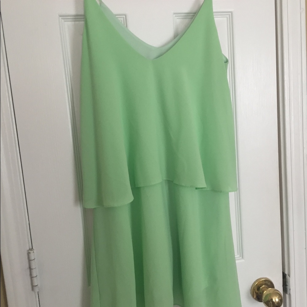 Light green dress